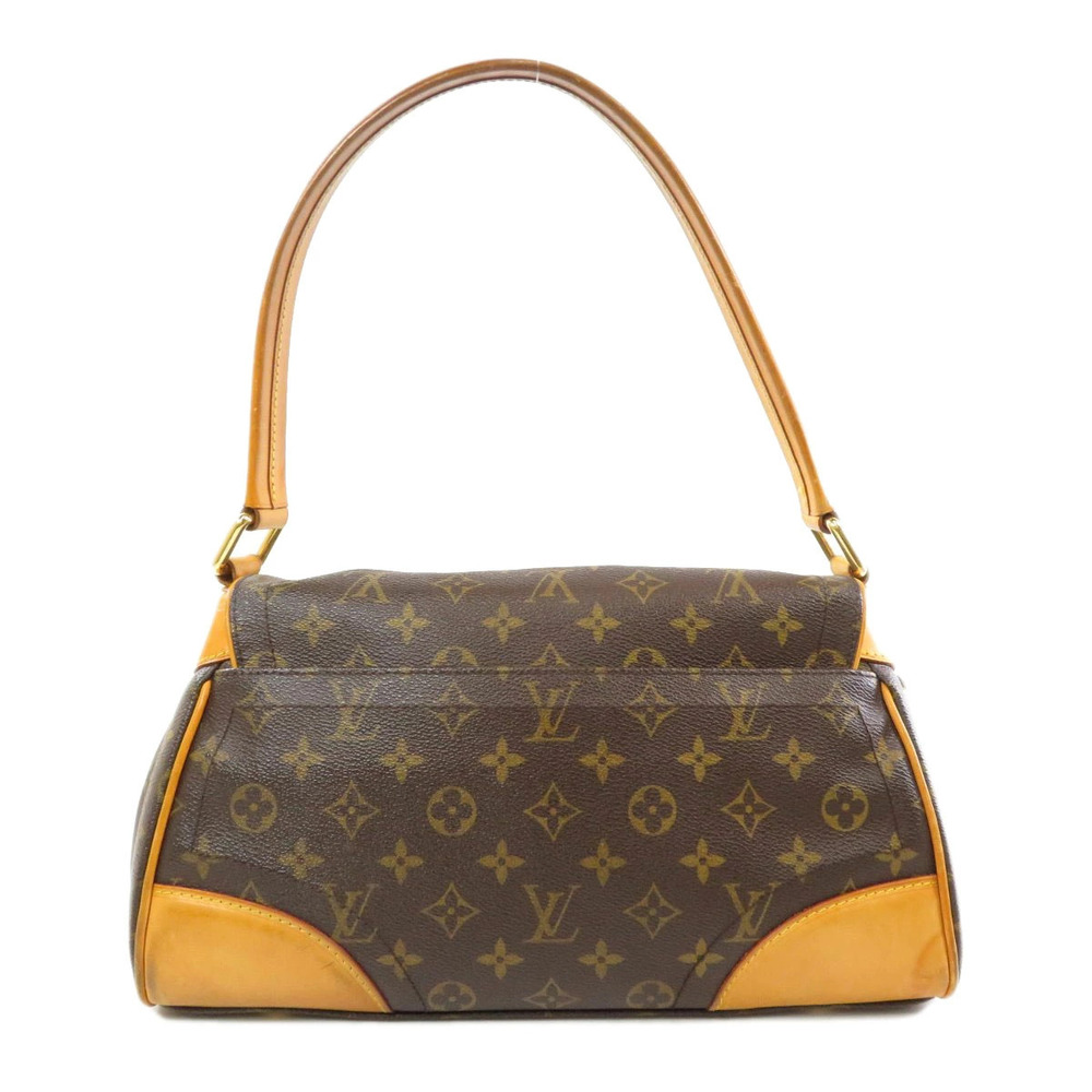Louis Vuitton Beverly Handbag Canvas Monogram Brown